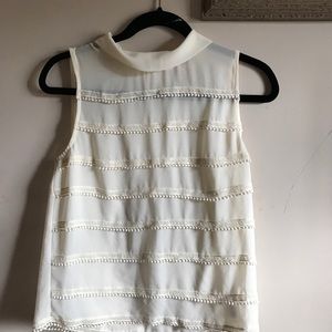 Xsmall ivory blouse forever 21